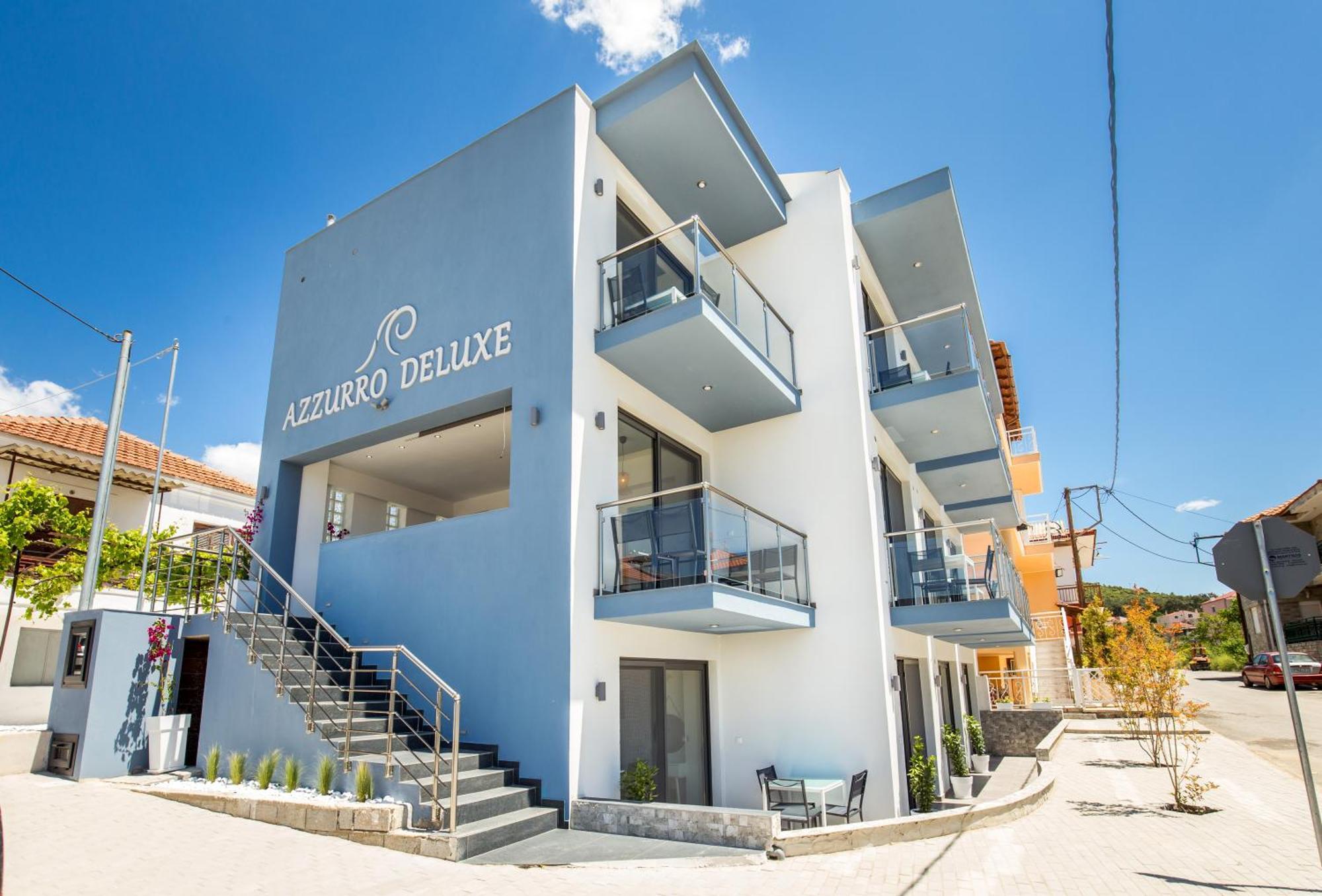 Azzurro Deluxe Apartment Limenaria  Bagian luar foto